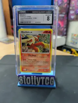 Pokemon TCG Blaziken Card 1/106 Rare Holo Great Encounters - Image 1