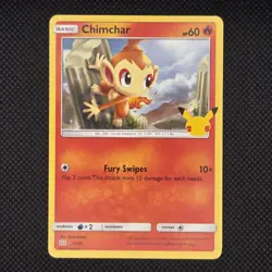 Chimchar 012/025 Promo McDonald's 25th Anniversary Promos Pokemon Normal NM - Image 1