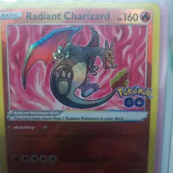 Pokemon TCG Radiant Charizard 011/078 – Pokemon GO – Radiant Rare Holo Near Mint - Image 2
