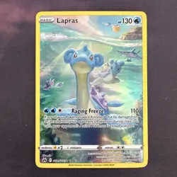 Lapras GG05/GG70 Crown Zenith Galarian Gallery Ultra Rare Holo English - Image 1