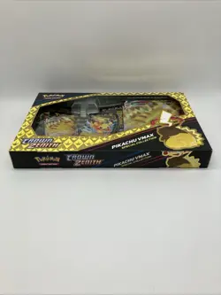 Pokemon Crown Zenith Pikachu VMax Premium Collection Box 5 Booster Packs - Image 5