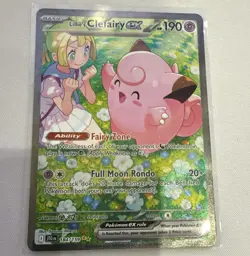 Lillie's Clefairy ex 184/159 SV09 Journey Together SIR Holo Full Art ENG - Image 1