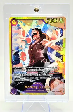 One Piece CCG Monkey.D.Luffy EB02-061 Extra Booster Secret Rare English - Image 1