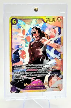 One Piece CCG Monkey.D.Luffy EB02-061 Extra Booster Secret Rare English - Image 2
