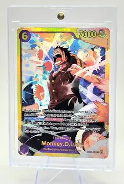 One Piece CCG Monkey.D.Luffy EB02-061 Extra Booster Secret Rare English - Image 3