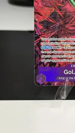 One Piece TCG Gol D. Roger (OP13-064) SR Alternate Art English/Near Mint - Image 4