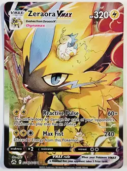 Pokemon Zeraora VMAX GG42/GG70 Crown Zenith - Image 1