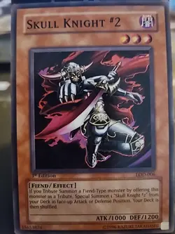 Skull Knight #2 - 1st Edition - Yugioh Dark Monster - Vintage - Image 1