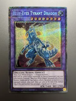 Yugioh - Blue-Eyes Tyrant Dragon Starlight Rare MP25-EN042, Near Mint, 1st Ed - Image 1