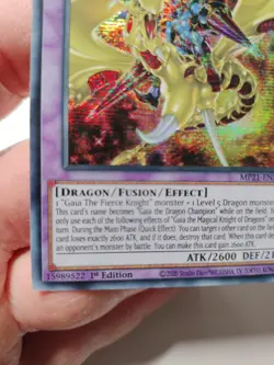 Yugioh Gaia the Magical Knight of Dragons MP21-EN124 Secret Rare 1st Ed NM - Image 2