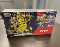 POKEMON Surging Sparks SEALED 2-Pack Elite Trainer Box ETB Booster Bundle Costco - Image 1