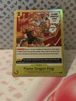One Piece Flame Dragon King (ST13-017/47) Ultra Deck The Three Brothers FOIL - Image 1
