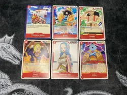 One Piece Brook Sanji Usopp Sunny Vivi Jinbe ST01 Super Pre-Release Starter Deck - Image 1