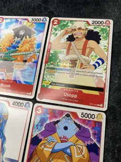 One Piece Brook Sanji Usopp Sunny Vivi Jinbe ST01 Super Pre-Release Starter Deck - Image 2