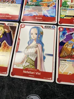 One Piece Brook Sanji Usopp Sunny Vivi Jinbe ST01 Super Pre-Release Starter Deck - Image 4