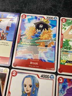 One Piece Brook Sanji Usopp Sunny Vivi Jinbe ST01 Super Pre-Release Starter Deck - Image 5