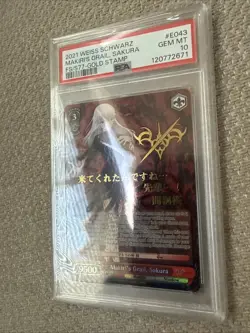 Weiss Schwarz Makiri's Grail, Sakura Fate/Stay Night [Heavens Feel] Vol.2 PSA 10 - Image 3