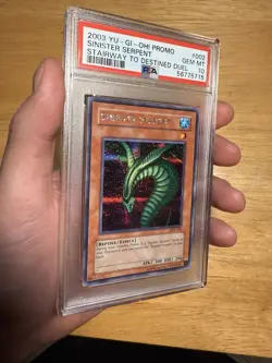 Yu-Gi-Oh! 2003 Sinister Serpent SDD-002 Stairway To Destiny PSA 10 GEM MINT - Image 3