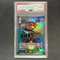PSA 10 GEM MT SpiderMan Weiss Schwarz SP Card JP - Image 1