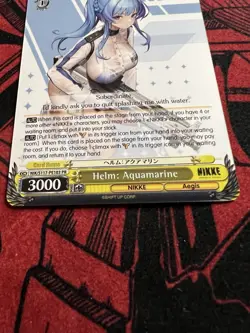 Weiss Schwarz Nikke Helm: Aquamarine Anime Expo Promo PE103 PR - Image 3