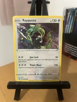 Rayquaza SWSH029 Black Star Promo Cosmos Holo Pokemon Card - Image 1