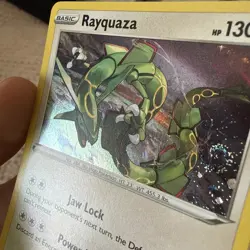 Pokemon Rayquaza Holo Black Star Promo TCG Card SWSH029 Near Mint! - Image 4