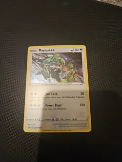 Pokemon Rayquaza SWSH029 Black Star Promo Holo Card Cosmos - Image 1