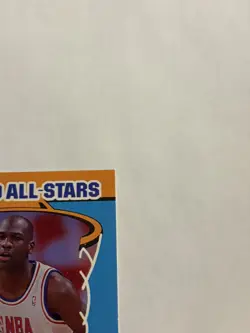 Fleer 1990-91 Michael Jordan #5 All-Stars NBA All-Star Team Basketball Card CHI - Image 4