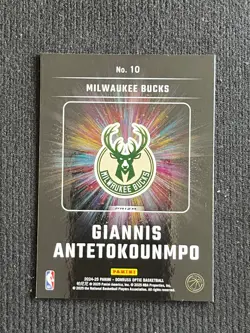 Giannis Antetokounmpo 2024-25 Panini Donruss Optic Lights Out Red #10 - Image 2