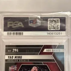 2024-25 Panini Mosaic-Yao Ming #294 International Gold 10/10 SSP PSA 9 POP Is 1 - Image 4
