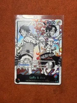 ST30-001 Luffy & Ace leader Alt Art (Parallel) One Piece Card Game ENGLISH Deck - Image 4