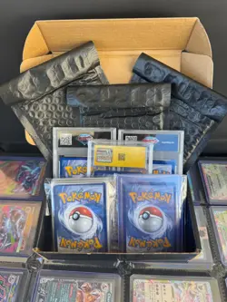 High-End Pokemon Slab & Raw Card Collection Box Lot - Graded 9/10 Only - Limited - Image 1