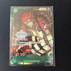 ONE PIECE Card Game Eustass “Captain” Kid P-003 Store Championship Winner Sealed - Image 1