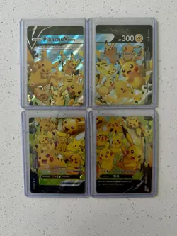 Pokemon Celebrations Pikachu V-UNION Promo Holo 4-Card Lot SWSH139-142 English - Image 1