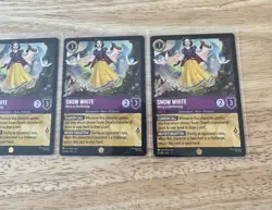 Disney Lorcana Snow White Merry as the Morning 37/204 EN 4-Card Lot - Image 3