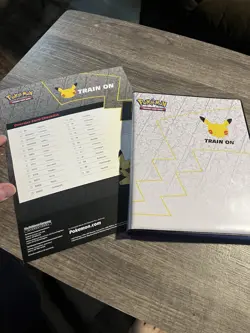 Pokemon 25th Anniversary Oversized Card Binder Includes Oversized Cards Gen 1-8 - Image 1