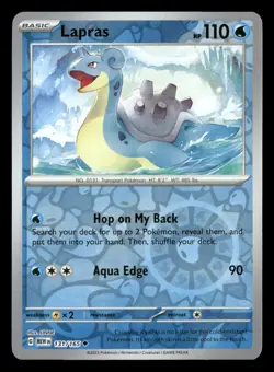 Lapras - 131/165 - Reverse Holo - 151 - Pokemon Card - NM/M - Image 1