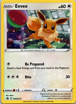 Eevee Holo Promo SWSH: Sword & Shield Promo Cards SWSH212 NM - Image 1