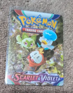 Scarlet Violet Gen 9 Starters Trio Trainer Tips Card Pokemon - Image 1