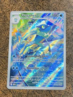 Frogadier 089/086 Chaos Rising Illustration Rare Holo Pokemon Card - Image 1
