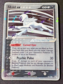 Absol ex 92/108 EX Power Keepers Pokemon Card Holo Foil Rare LP - Image 1