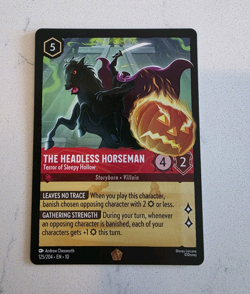 Disney Lorcana TCG The Headless Horseman Terror of Sleepy Hollow 125/204 EN - Image 1