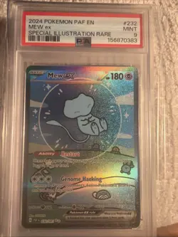 The Pokemon Company SV: Paldean Fates Mew ex 232/091 SIR Holo EN PSA 9 - Image 1