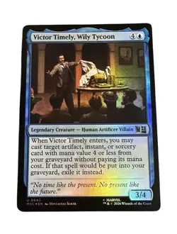 Victor Timely, Wily Tycoon (Foil) - 0642 - Marvel Super Heroes MSC - MTG NM - Image 1