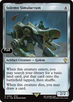 Solemn Simulacrum (Surge Foil) 360 Commander: FINAL FANTASY NM EN - Image 1