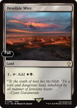Desolate Mire (Surge Foil) 386 Commander: FINAL FANTASY NM EN - Image 1
