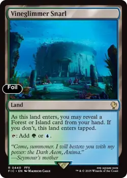 Vineglimmer Snarl (Surge Foil) 440 Commander: FINAL FANTASY NM EN - Image 1