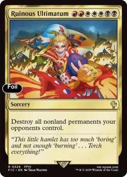 Ruinous Ultimatum (Surge Foil) 329 Commander: FINAL FANTASY NM EN - Image 1