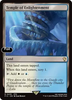 Temple of Enlightenment (Surge Foil) 435 Commander: FINAL FANTASY NM EN - Image 1