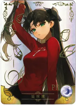 Goddess Story TCG card - Rin Tohsaka - Fate Stay Night Type-MOON PR NS-2M12PR-02 - Image 1
